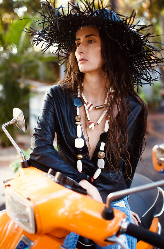 Safara Long Multicoloured Necklace