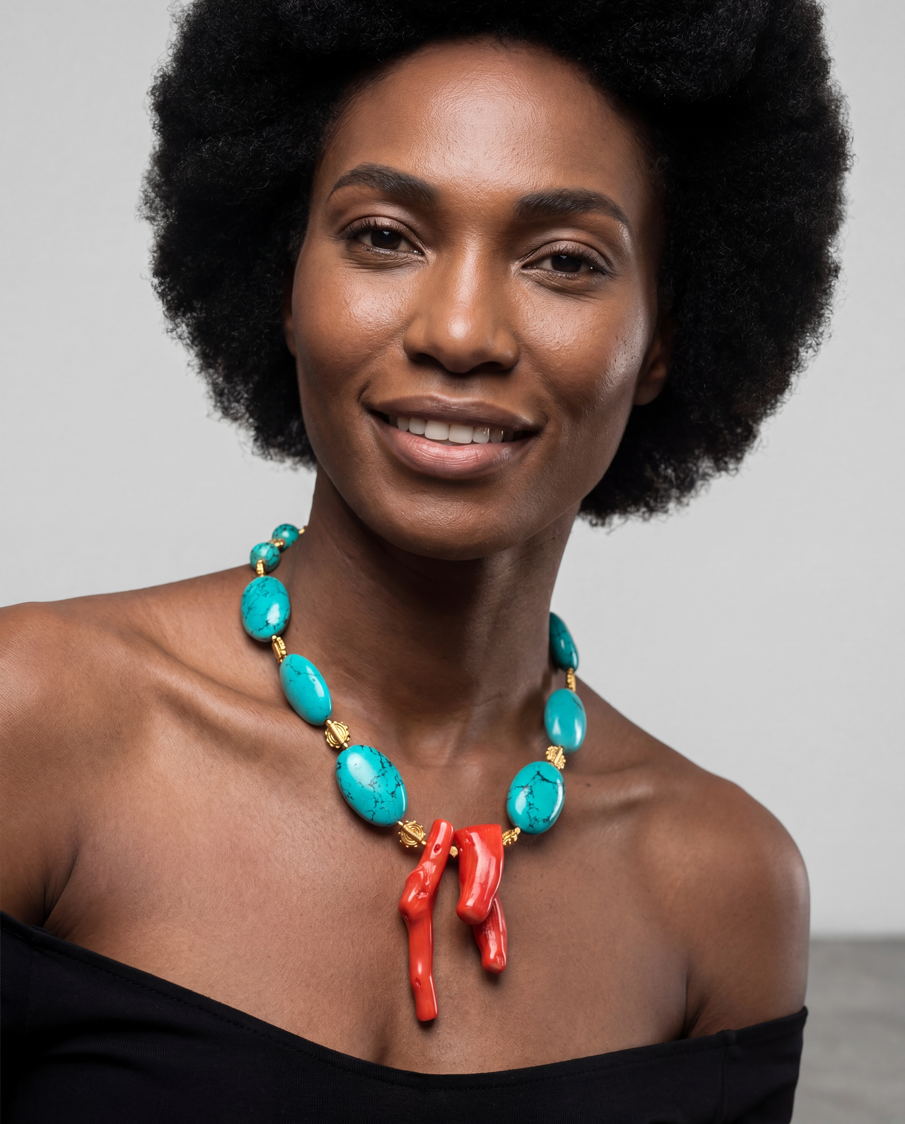 Cria Coral Necklace