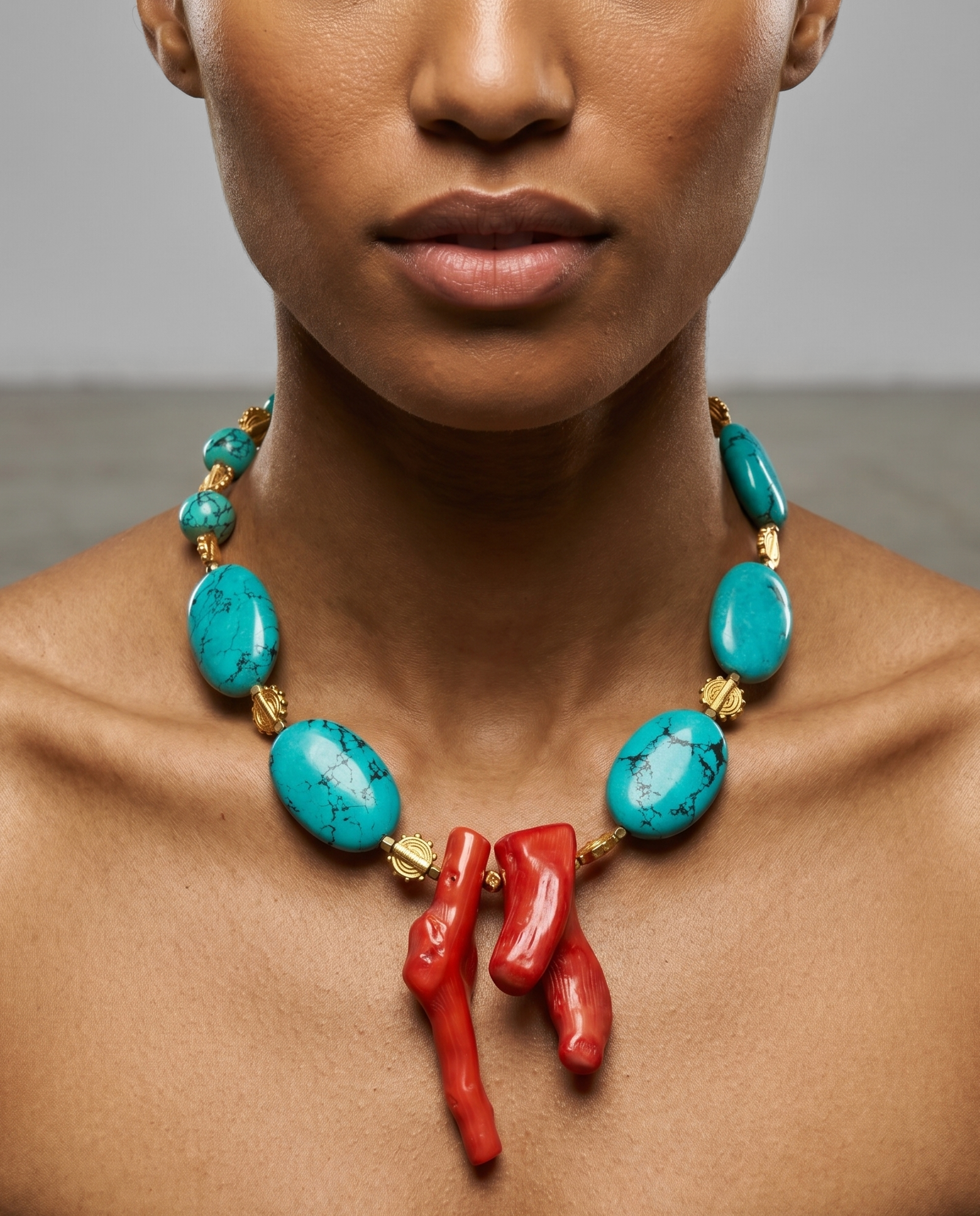 Cria Coral Necklace